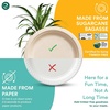 image:imageECO SOUL 10 Inch Disposable Bagasse Paper Plates 100 Pack Round1