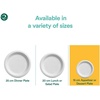 image:imageECO SOUL 10 Inch Disposable Bagasse Paper Plates 100 Pack Round1