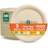 image:imageECO SOUL 10 Inch Disposable Bagasse Paper Plates 100 Pack Round1