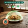 image:imageECO SOUL 10 Inch Disposable Bagasse Paper Plates 100 Pack Round100
