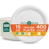image:imageECO SOUL 10 Inch Disposable Bagasse Paper Plates 100 Pack Round400