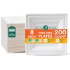 image:imageECO SOUL 10 Inch Disposable Bagasse Paper Plates 100 Pack Square200