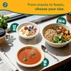 image:imageECO SOUL 12 Oz Disposable Bagasse Paper Bowls 50 Pack NaturalNatural