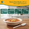 image:imageECO SOUL 12 Oz Disposable Bagasse Paper Bowls 50 Pack NaturalNatural