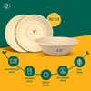 image:imageECO SOUL 12 Oz Disposable Bagasse Paper Bowls 50 Pack NaturalNatural