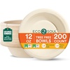 image:imageECO SOUL 12 Oz Disposable Bagasse Paper Bowls 50 Pack NaturalNatural