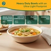 image:imageECO SOUL 12 Oz Disposable Bagasse Paper Bowls 50 Pack NaturalNatural