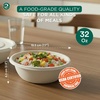 image:imageECO SOUL 12 Oz Disposable Bagasse Paper Bowls 50 Pack NaturalNatural
