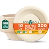 image:imageECO SOUL 12 Oz Disposable Bagasse Paper Bowls 50 Pack NaturalNatural