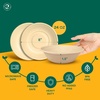 image:imageECO SOUL 12 Oz Disposable Bagasse Paper Bowls 50 Pack NaturalNatural