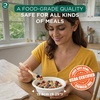 image:imageECO SOUL 12 Oz Disposable Bagasse Paper Bowls 50 Pack NaturalWhite