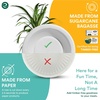 image:imageECO SOUL 12 Oz Disposable Bagasse Paper Bowls 50 Pack NaturalWhite