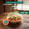 image:imageECO SOUL 5 Oz Bamboo Bowls Compostable Heavy Duty 100 PackLarge 6 16 Oz  Round