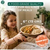 image:imageECO SOUL 5 Oz Bamboo Bowls Compostable Heavy Duty 100 PackLarge 6 16 Oz  Round