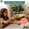 image:imageECO SOUL 5 Oz Bamboo Bowls Compostable Heavy Duty 100 PackLarge 6 16 Oz  Round