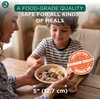 image:imageECO SOUL 5 Oz Bamboo Bowls Compostable Heavy Duty 100 PackSmall 5 7 Oz  Round