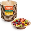 image:imageECO SOUL 5 Oz Bamboo Bowls Compostable Heavy Duty 100 PackSmall 5 7 Oz  Round