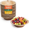 image:imageECO SOUL 5 Oz Bamboo Bowls Compostable Heavy Duty 100 PackSmall 5 7 Oz  Round