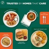 image:imageECO SOUL 59 Inch Disposable Bagasse Paper Plates 100 Pack Square100