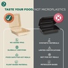 image:imageECO SOUL 6x6 Compostable Clamshell Food Containers 100 Pack8 x 8 Inch 200Pack