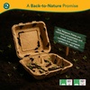 image:imageECO SOUL 6x6 Compostable Clamshell Food Containers 100 Pack8 x 8 Inch 50Pack