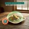image:imageECO SOUL 8 Inch Disposable Bamboo Plates 200 Pack Square200