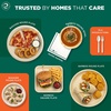 image:imageECO SOUL 8 Inch Disposable Bamboo Plates 200 Pack Square400