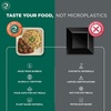 image:imageECO SOUL 8 Inch Disposable Bamboo Plates 200 Pack Square400