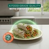 image:imageECO SOUL 8 Inch Disposable Bamboo Plates 400 Pack Round