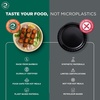 image:imageECO SOUL 8 Inch Disposable Bamboo Plates 400 Pack Round