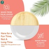 image:imageECO SOUL 8 Inch Disposable Bamboo Plates 50 Pack Round