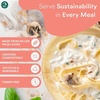 image:imageECO SOUL 8 Inch Disposable Bamboo Plates 50 Pack Round