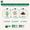 image:imageECO SOUL 8x8 Compostable Clamshell Food Containers 100 Pack6 x 6 Inch 100Pack