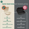 image:imageECO SOUL 8x8 Compostable Clamshell Food Containers 100 Pack6 x 6 Inch 100Pack