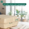 image:imageECO SOUL 8x8 Compostable Clamshell Food Containers 100 Pack8 x 8 Inch 100Pack
