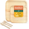 image:imageECO SOUL Bamboo Plates Combo Pack 450 Pack 6 amp 10 Inch Square250