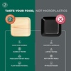 image:imageECO SOUL Bamboo Plates Combo Pack 450 Pack 6 amp 10 Inch Square250