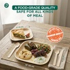 image:imageECO SOUL Bamboo Plates Combo Pack 450 Pack 6 amp 10 Inch Square250