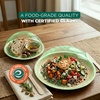 image:imageECO SOUL Bamboo Plates Combo Pack 450 Pack 6 amp 10 Inch Square450