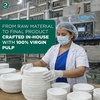 image:imageECO SOUL Compostable Dinnerware Set 400 Pieces RoundSquare 40 Guests