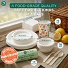 image:imageECO SOUL Compostable Dinnerware Set 400 Pieces RoundSquare 40 Guests