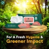 image:imageECO SOUL Bamboo Flushable Wipes 12 Pack 48 Wipes Each UnscentedPack of 8 48 Wipes Each