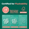 image:imageEco Soul Bamboo Flushable Adult Wipes 8 Pack 48 Wipes Each MintMint