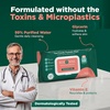 image:imageEco Soul Bamboo Flushable Adult Wipes 8 Pack 48 Wipes Each MintMint
