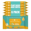 image:imageECO SOUL Shower Body Wipes 12 Pack 10 Wipes Each Unscented10 Count Pack of 6