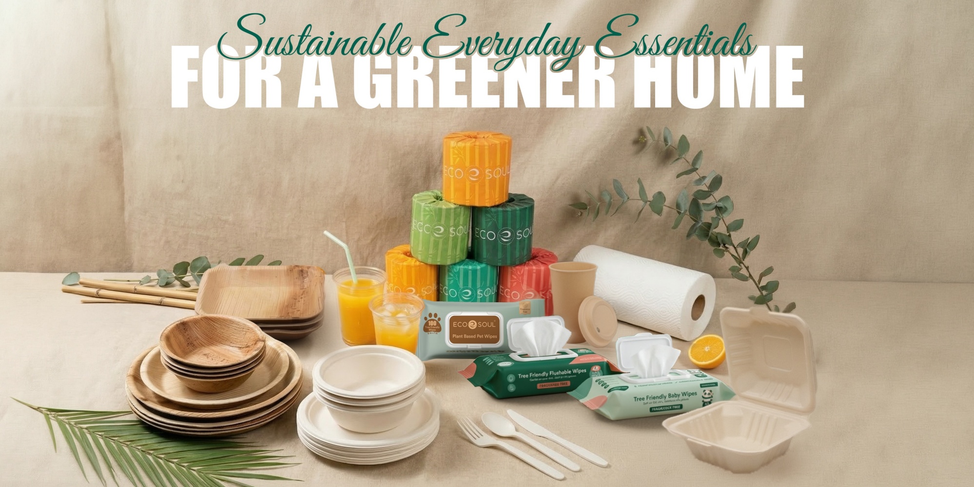 ECO SOUL – Eco-Friendly Disposable Tableware and Sustainable Everyday Products for a Greener Lifestyle